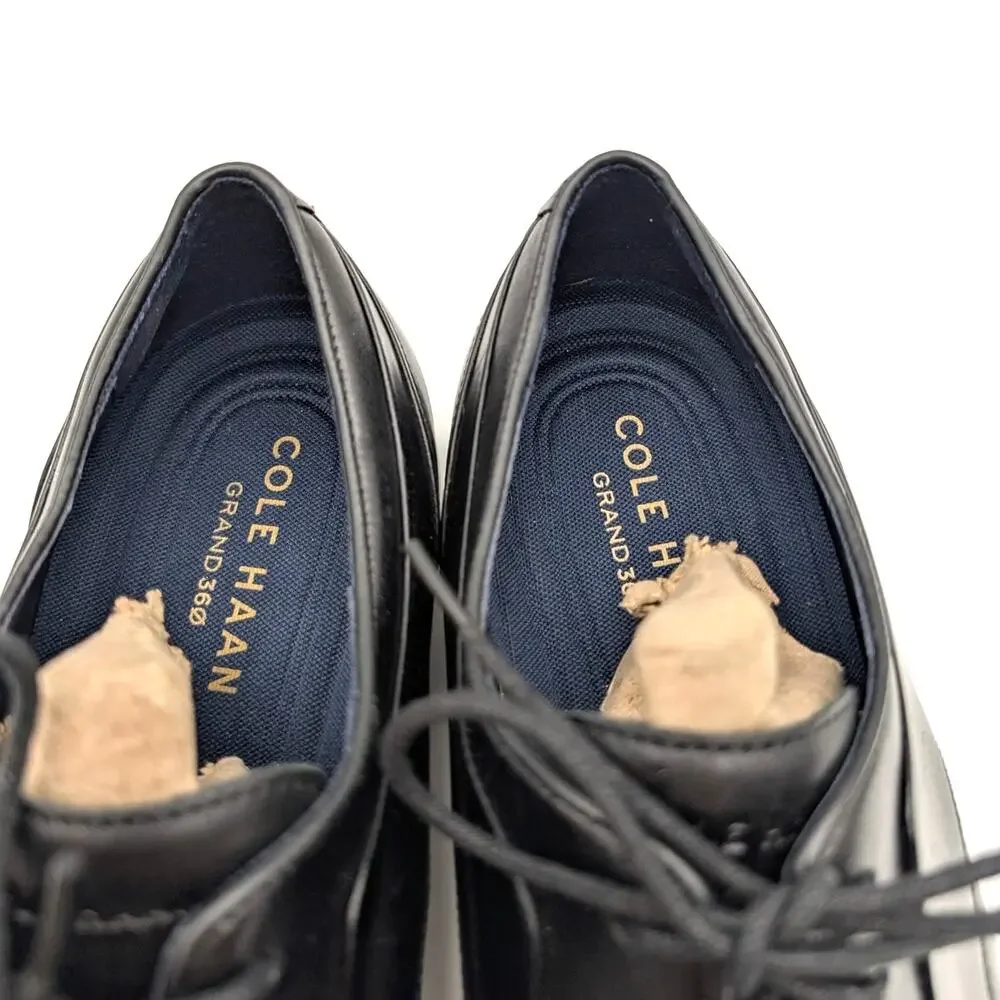 Cole Haan Carnegie Cap Toe Oxford Shoes Lace-Up Men's Black Size US9M EU42